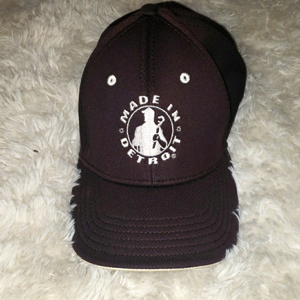 Made in Detroit Black Fitted Cap